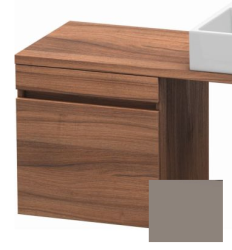 Тумба/шкафчик для консоли/столешницы Duravit DuraStyle под раковину 50х54,8х51,2 см, подвесная, ДСП, цвет: орех/базальт, 1 выдвижной ящик, прямоугольная