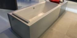 Ванна Duravit Starck 180х80 см встраиваемая/пристенная, акриловая, цвет: белый, (без гидромассажа, ножек, сифона, фронтальной панели), прямоугольная, с двумя наклонами для спины