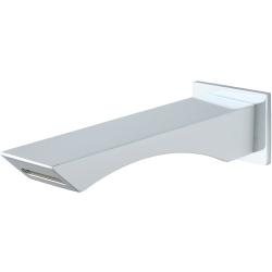 Излив Lemark, настенный, латунь, цвет: хром/белый, прямоугольный, длина 167 мм, встраиваемый/встроенный, неповоротный, для смесителя/ванны/ванной/душевой