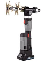 Пресс-инструмент Kromwell аккумуляторный для расширения и монтажа аксиальных фитингов. Кейс + 2шт.18V Li-ion 4,0Ah АКБ + ЗУ + 4 головки (16/20/25/32)