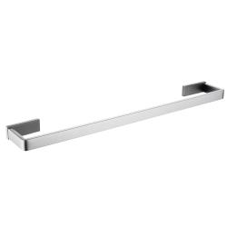 Полотенцедержатель ABBER Westen одинарный, настенный, неповоротный, 600 мм нержавеющая сталь, для полотенец, в ванную/туалет/душевую кабину, цвет сатин AA1754SP