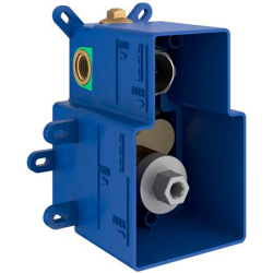 Скрытая (внутренняя)  часть для смесителя Ravak R-box RB 07F.50 , скрытая монтажная часть, латунь, встраиваемая/встроенная, для смесителя с выводами для ванны/душа