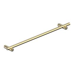 Полотенцедержатель ABBER Osten 316 одинарный, настенный, неповоротный, 524 мм нержавеющая сталь, для полотенец, в ванную/туалет/душевую кабину, цвет золото брашированное AA1856BG