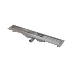 Водоотводящий желоб (Трап) AlcaPlast APZ106 Professional с порогами для цельной решетки низкий, горизонтальный слив, 550 мм DN 40 