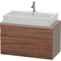 Тумба под раковину для консоли/столешницы Duravit DuraStyle 90х47,8х51,2 см, подвесная, ДСП, цвет: орех темный/базальт, 1 выдвижной ящик, прямоугольная