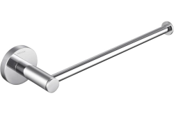 Полотенцедержатель Aquatek Европа одинарный, 271 мм настенный, неповоротный, нержавеющая сталь/латунь, для полотенец в ванную/туалет/душевую кабину, цвет хром