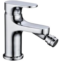 Смеситель для биде Boheme Spectre, однорычажный, неповоротный, керамический, длина излива 136 мм, латунь, цвет хром