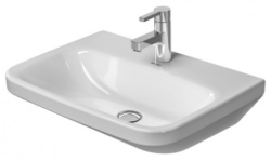 Раковина DURAVIT DuraStyle 60х44х17 см, подвесная, медицинская, прямоугольная, санфарфор, цвет белый, 1 отверстие под смеситель, без перелива