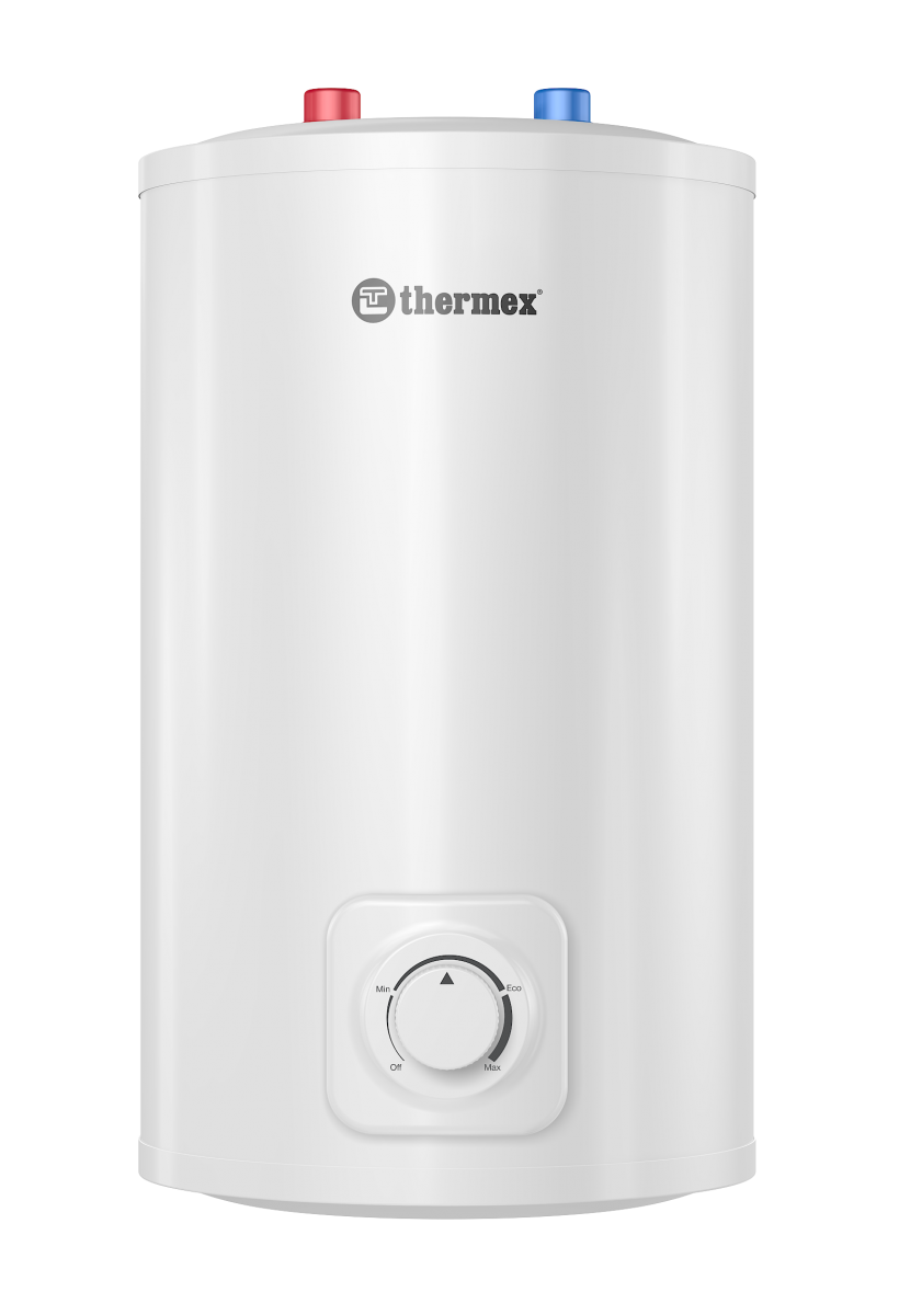 Водонагреватель 15 л Thermex IC 15 U электрический, настенный, вертикальный, накопительный тип, 1.5 квт, 475х315х275 мм, 230 в, (цвет белый, круглый), с верхней подводкой