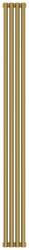 Радиатор отопления Сунержа Эстет-11 1800х180 4 секции, цвет матовое золото, универсальное подключение, нержавеющая сталь, трубчатый