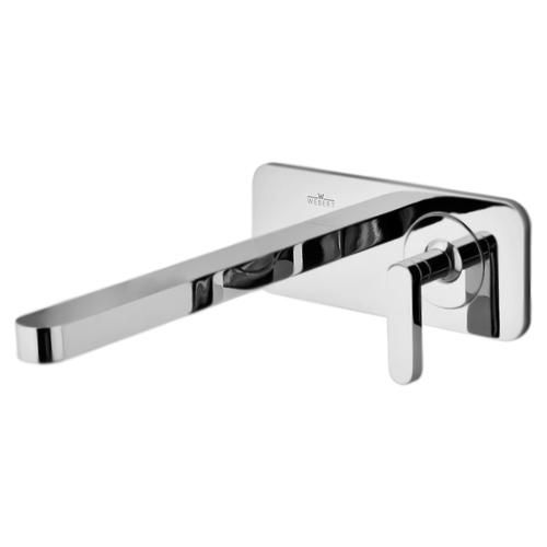 Смеситель для раковины Webert Living однорычажный, настенный, неповоротный, длина 200 мм, латунь, цвет хром