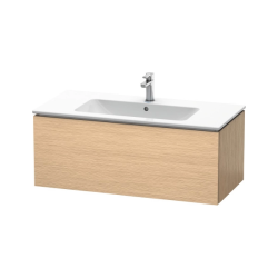Тумба под раковину для консоли/столешницы Duravit L-Cube 92х47,7х40 см, подвесная, ДСП, цвет: дуб брашированный, 1 выдвижной ящик, прямоугольная