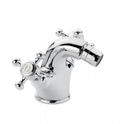 Смеситель для биде Migliore Lady, двухвентильный, неповоротный, длина 76 мм, керамический, латунь, цвет хром