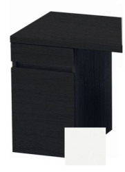 Тумба/шкафчик для консоли/столешницы Duravit DuraStyle под раковину 30х47,8х51,2 см, подвесная, ДСП, цвет: дуб черный/белый матовый, 1 выдвижной ящик, прямоугольная