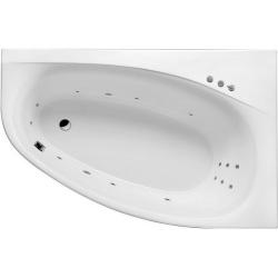 Ванна Excellent Kameleon SMART, 170х110 см, акриловая, цвет- белый/хром, (с гидромассажем), с каркасом, асимметричная, правосторонняя, правая, приставная/встраиваемая