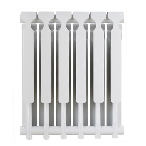 Радиатор алюминиевый Kromwell Neo Al 500/06 (6 секций) боковое подключение, для отопления квартиры, мощность 810 Вт, настенный, батарея