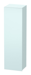 Пенал Duravit DuraStyle, 40x36x140 см, подвесной, (левый), с дверцей, с полкой, со стеклянными полками, цвет: светло-голубой/белый матовый, в ванную комнату