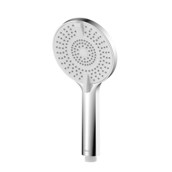 Лейка душевая Melodia Rora 120 мм L253 мм ручная, круглая, 4 режима, хром, ABS пластик, для душа/ванной ROR4FCRM18