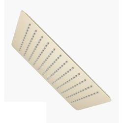 Верхний душ Raglo R451.55.03 квадратная, 1 режим, размер 300х300 мм, нержавеющая сталь, цвет сатин золотой, для душа/ванной, на стену/на потолок