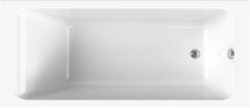 Ванна РАДОМИР Агата, каркас 150х70 пристенная, акрил, цвет- белый, (без гидромассажа, сифона, фронтальной панели), прямоугольная, антискользящее покрытие, каркас из профиля 25мм, 5 опор