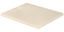 Душевой поддон Duravit Stonetto 100х80х5, минеральное литье DuraSolid, цвет: песочный, антискольжение, (без установочного комплекта, без экрана, без слива), прямоугольный