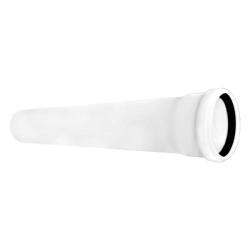 Удлинитель дымохода конденсационный Gekon D80 мм L 1000 мм, моно (Одноконтурный), раструбный, цвет белый, PP-R