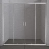 Душевая дверь BelBagno Unique, 180х190 см, матовое стекло/профиль хром, в нишу, универсальная установка, закаленное стекло, раздвижная
