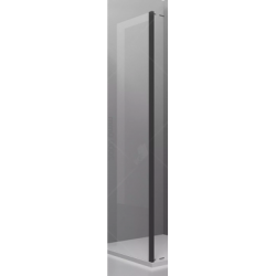 Боковая панель/душевая перегородка RGW Z-050-3B, 100х200 см, прозрачное стекло, профиль черный, правая/левая, плоская (панель), из закаленного (прозрачного) стекла, (ограждение без поддона) стеклянная, правостороннее/левостороннее, универсальное