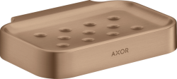 Мыльница Axor Universal Circular Access настенная, цвет: шлифованное красное золото, металлическая, прямоугольная, для душа/мыла, в ванную комнату