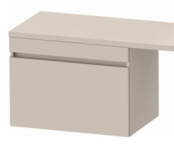 Тумба/шкафчик для консоли/столешницы Duravit DuraStyle под раковину 40х54,8х51,2 см, подвесная, ДСП, цвет: серо-коричневый, 1 выдвижной ящик, прямоугольная