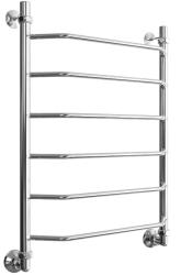 Полотенцесушитель Двин E 80/60, водяной (1"-1/2" К1  Полированный), универсальное подключение, нержавеющая сталь, настенный, форма лесенка, цвет хром, к отоплению и ГВС, для отопления, обогрева в ванной