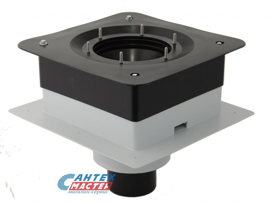 Кровельная воронка Ду110 без листвоуловителя, HL 63/1-K