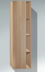 Пенал Duravit DuraStyle, 50x36x140 см, подвесной, (правый), с дверцей, с закрытыми/открытыми полками, цвет: натуральный дуб, в ванную комнату