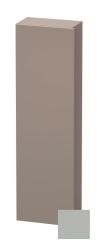 Пенал Duravit DuraStyle, 40x24x180 см, подвесной, (левый), с дверцей, с полкой, со стеклянными полками, цвет: бетонно-серый/базальт, в ванную комнату