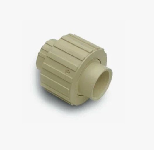 Муфта разборная клеевая ХПВХ GENOVA 1/2"х1/2" (КВ-КВ) американка, соединительная (цвет бежевый) до 95 *С