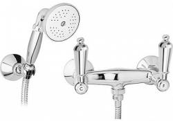 Смеситель для душа Cezares First, настенный, двухвентильный, без излива, керамический, латунь, цвет хром Смеситель для душа Cezares First, настенный, двухвентильный, без излива, керамический, латунь, цвет хром