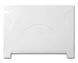 Панель боковая Эстет Альфа 75 см, для ванны, литьевой мрамор, цвет: белый матовый, (экран для ванны) прямоугольный, торцевая панель, универсальная