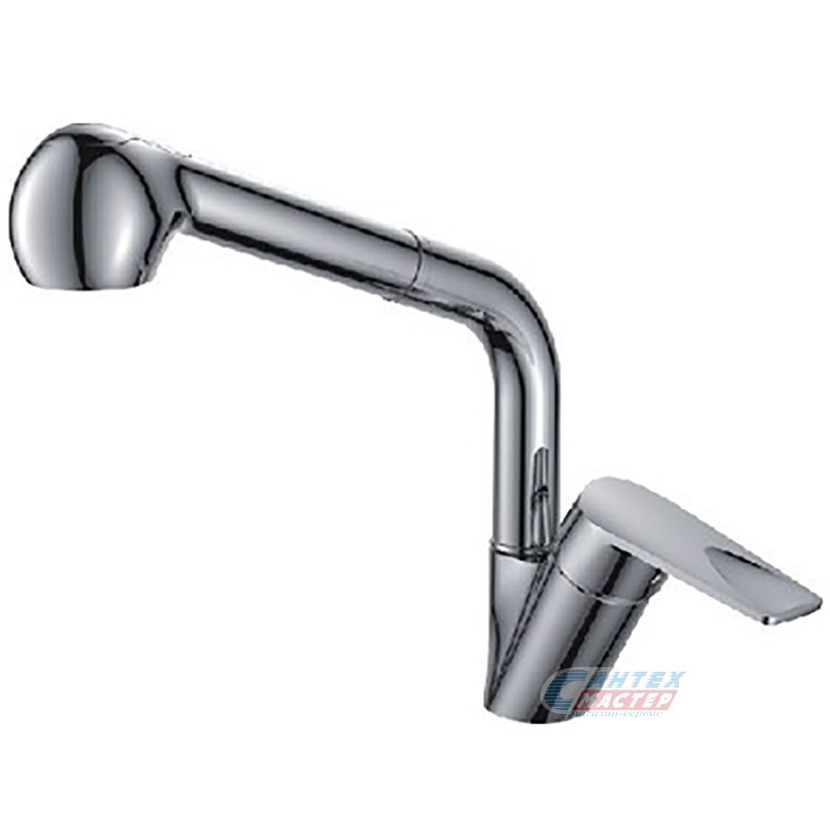 Смеситель для кухни/мойки Ledeme H13 однорычажный, керамический, с поворотным изливом, длина 219 мм, латунь, цвет хром, кухонный, хромированный, вертикальный, однорукий, одноручный, однозахватный, одноручковые, кран, комплект, сантехника