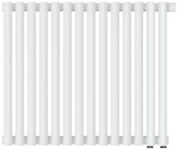 Радиатор отопления Сунержа Эстет-00 EU50 500х630 14 секций, цвет белый, нижнее подключение, нержавеющая сталь, трубчатый