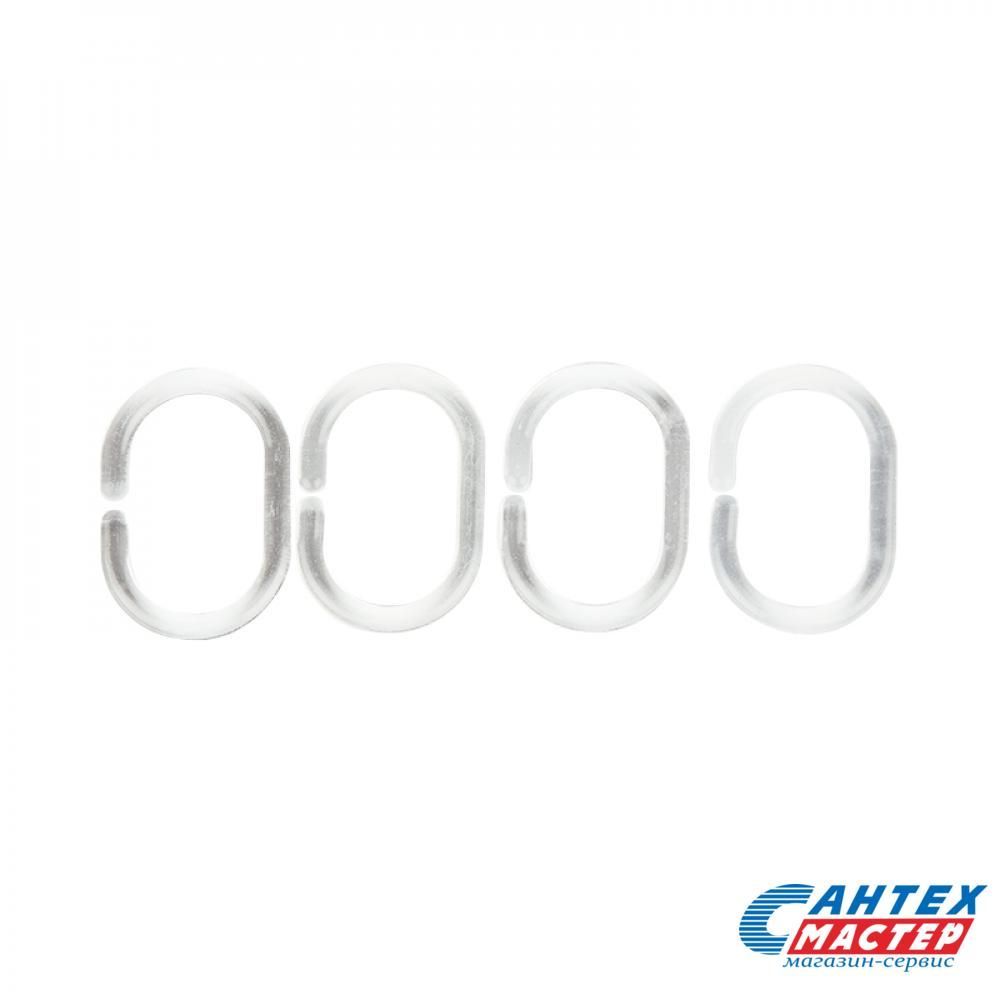 Набор колец для штор АкваЛиния прозрачный