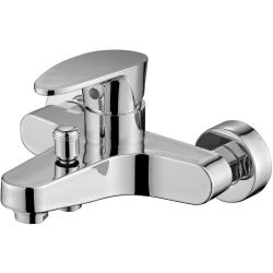 Смеситель для ванны/душа Orange OneLife, настенный, однорычажный, неповоротный, длина 156 мм, керамический, полимерный, цвет хром