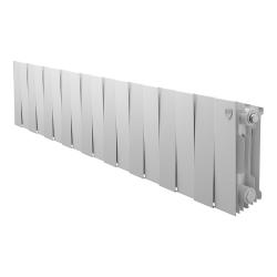 Радиатор отопления Royal Thermo PianoForte 200 Bianco Traffico VDR (18 секций) биметаллический, нижнее, правое подключение, для квартиры, дома, водяные, мощность 1926 Вт, настенный, белый