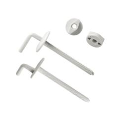 Комплект крепления сиденья IDDIS Optima Home 2 крючка, пластик, цвет белый 937EC200SK