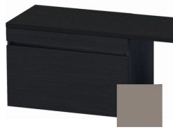 Тумба/шкафчик для консоли/столешницы Duravit DuraStyle под раковину 80х47,8х51,2 см, подвесная, ДСП, цвет: дуб черный/базальт, 1 выдвижной ящик, прямоугольная