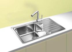 Мойка кухонная ALVEUS GALEO 20 SAT 90 FI 79х50х19 см, слив 90, врезная над столешницей, с крылом, нержавеющая сталь, прямоугольная, цвет нержавеющая сталь, 1 отверстие под смеситель, в комплекте с сифоном 1127251 Мойка кухонная ALVEUS GALEO 20 SAT 90 FI 79х50х19 см, слив 90, врезная над столешницей, с крылом, нержавеющая сталь, прямоугольная, цвет нержавеющая сталь, 1 отверстие под смеситель, в комплекте с сифоном 1127251