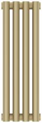 Радиатор отопления Сунержа Эстет-00 500х180 4 секции, цвет матовая шампань, универсальное подключение, нержавеющая сталь, трубчатый