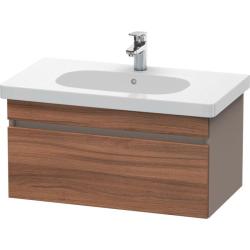 Тумба под раковину для консоли/столешницы Duravit DuraStyle 80х55х50 см, подвесная, ДСП, цвет: орех/базальт, 1 выдвижной ящик, прямоугольная
