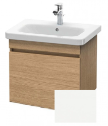 Тумба/шкафчик для консоли/столешницы Duravit DuraStyle под раковину 40х54,8х51,2 см, подвесная, ДСП, цвет: дуб европейский/белый матовый, 1 выдвижной ящик, прямоугольная