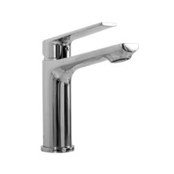 Смеситель для раковины Cezares Comfort однорычажный, низкий, длина излива 121 мм, неповоротный, керамический, латунь, цвет хром, без донного клапана COMFORT-LS-01-W0