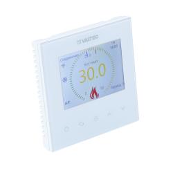 Хронотермостат комнатный VALTEC Wi-Fi с цветным дисплеем для элетрического теплого пола 220 В (белый) 